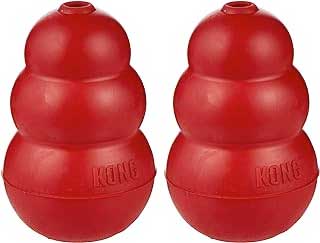 KONG Classic Medium Dog Toy Red Medium Pack of 2 