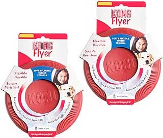 Kong Rubber Flyer - Large 2 Pack, Red 