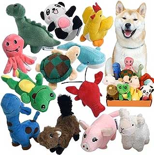 Legend Squeaky Plush Dog Toy Pack